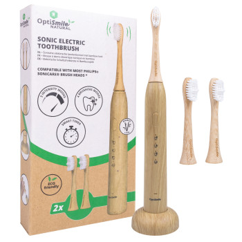Electric Toothbrush Bamboo-look