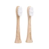 Bambus Aufsteckbürsten für elektrische Zahnbürsten - 2er Pack - 1