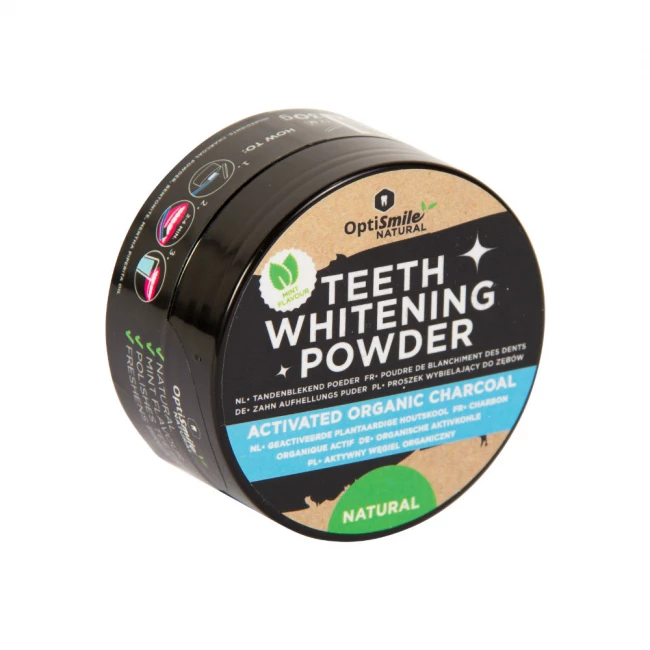 Polijstpoeder voor Witte Tanden - Teeth Whitening Powder - Zwarte Houtskool