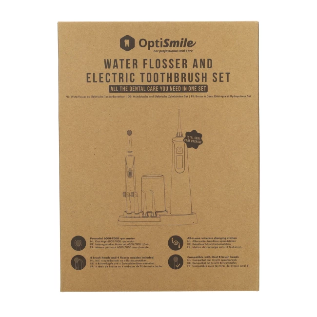 Brosse à Dents et Fil Dentaire Électriques - Kit complet avec accessoires