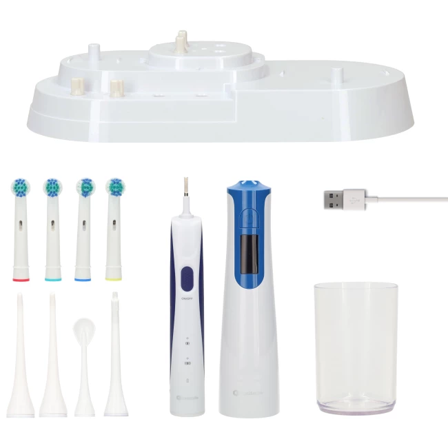 Brosse à Dents et Fil Dentaire Électriques - Kit complet avec accessoires
